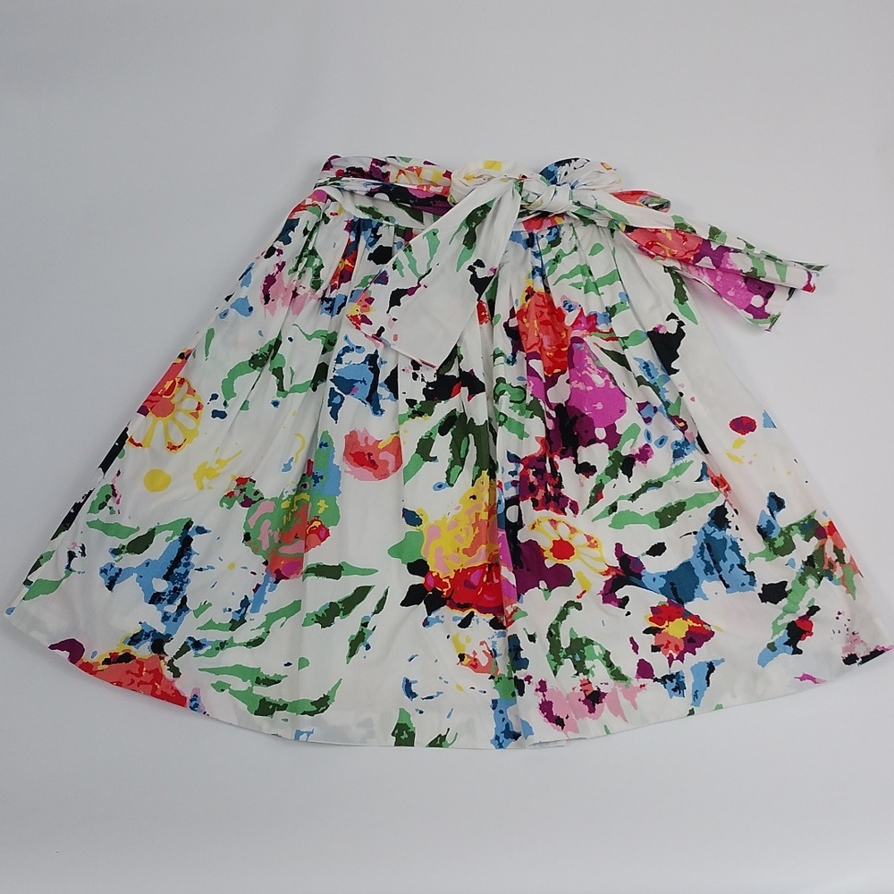 Thakoon Watercolor Floral Skirt
